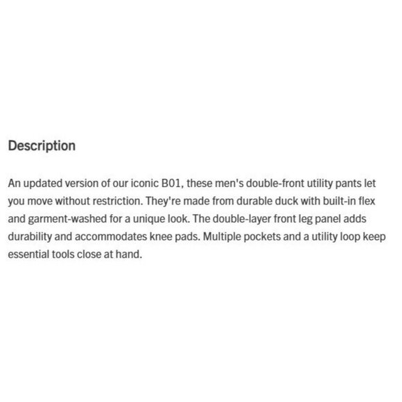 Carhartt Men's Rugged Flex 46/30 Duck Double-Front Brown Utility Pant Brown Rela - Picture 5 of 15